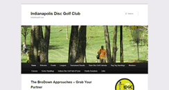 Desktop Screenshot of indydiscgolf.com